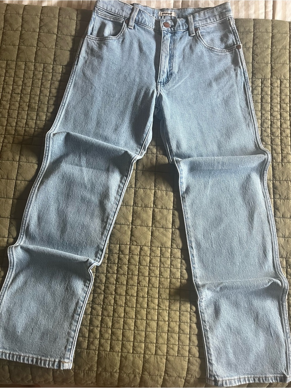Wrangler Light Blue High-Rise Jeans 25x30"
